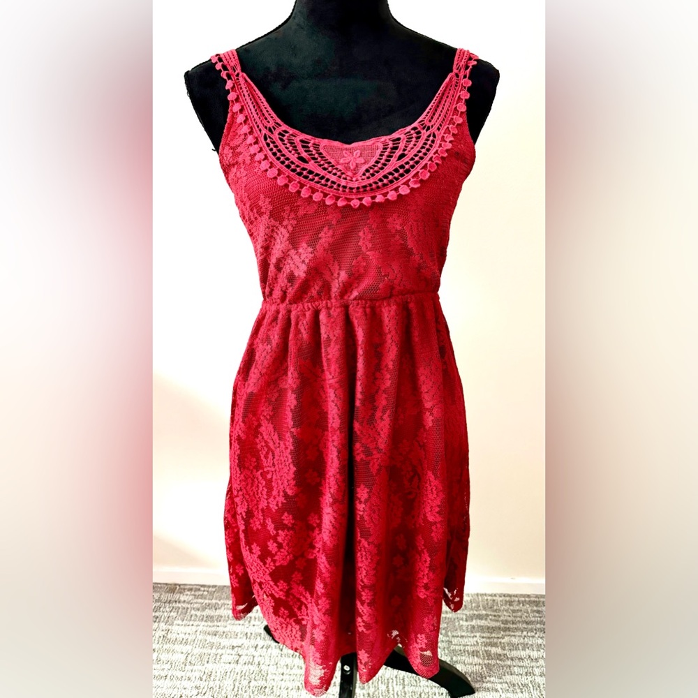 Charlotte Russe floral lace dress